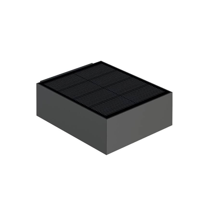 Viking - LED-dimbare zonne-wandlamp met sensor LED/2W/3,7V IP65 4000K 2000 mAh