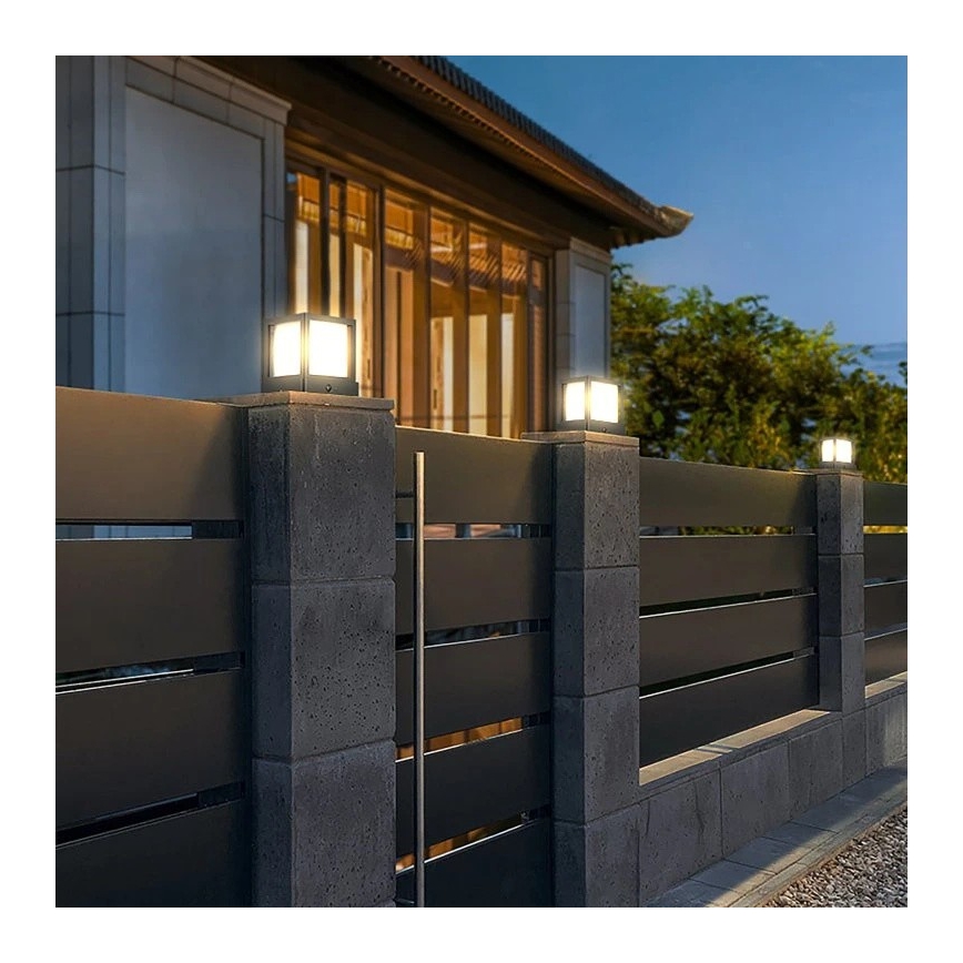 Viking - LED zonne-lamp met sensor LED/1,4W/3,7V IP54 4000K 2000 mAh