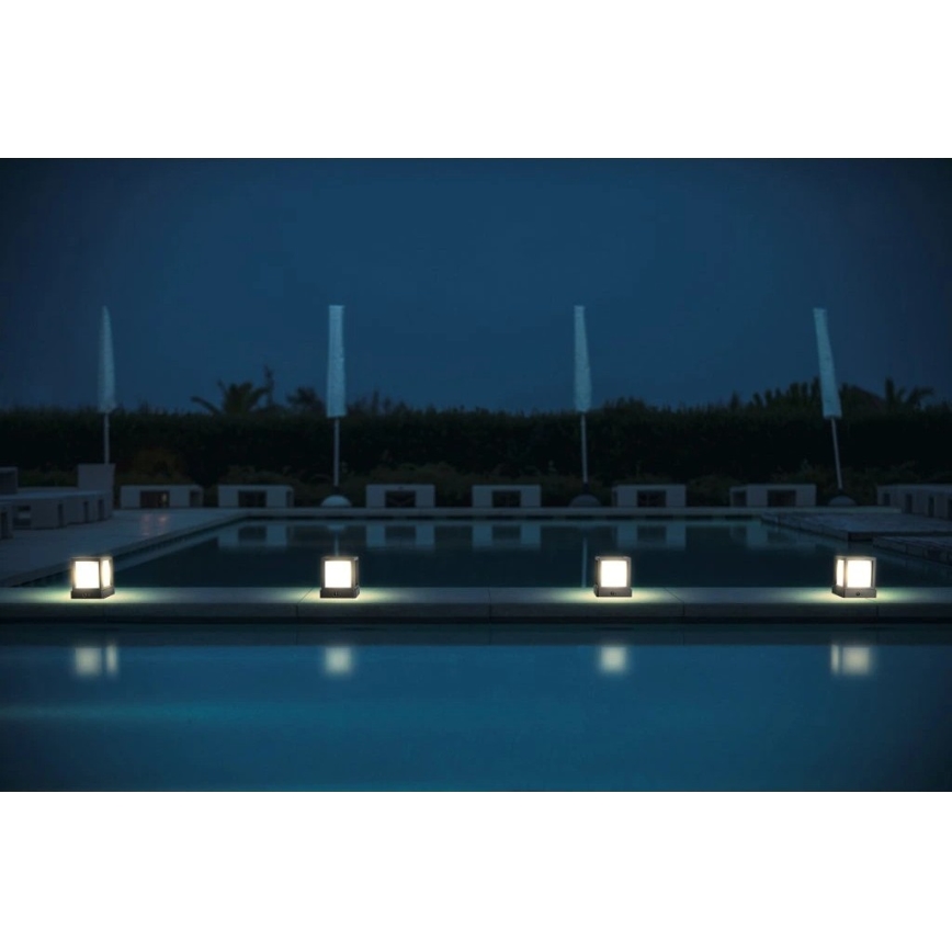 Viking - LED zonne-lamp met sensor LED/1,4W/3,7V IP54 4000K 2000 mAh