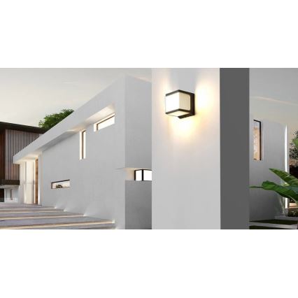 Viking - LED zonne-wandlamp met sensor LED/1,5W/3,7V IP54 4000K 2000 mAh