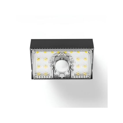 Viking - LED zonne-wandlamp met sensor LED/3,7V IP54 3000/4000K 2000 mAh