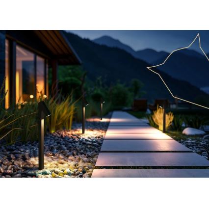 Viking - LED-zonnelamp 1,4W/3,7V IP65 3000K