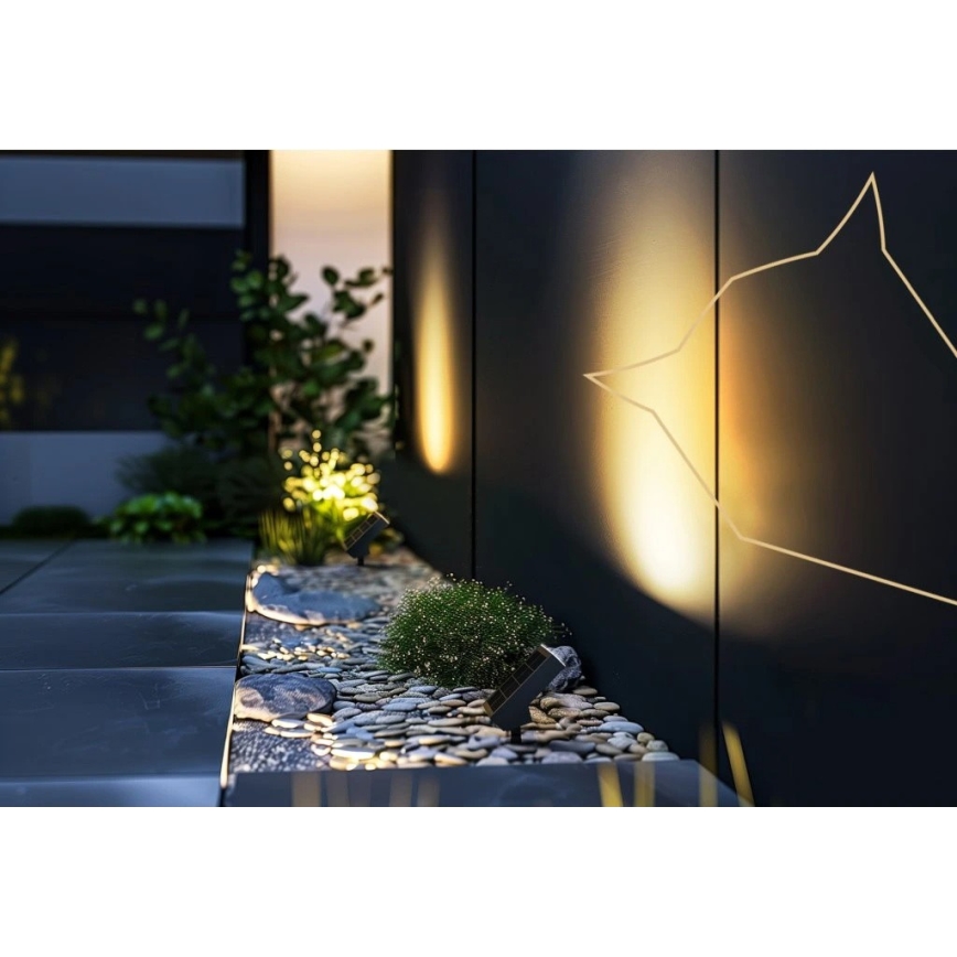 Viking - LED zonnelamp LED/1,4W/3,7V IP65 3000K