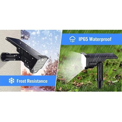 Viking - LED-zonnelamp LED/1W/3,7V IP65 6000K 2200 mAh