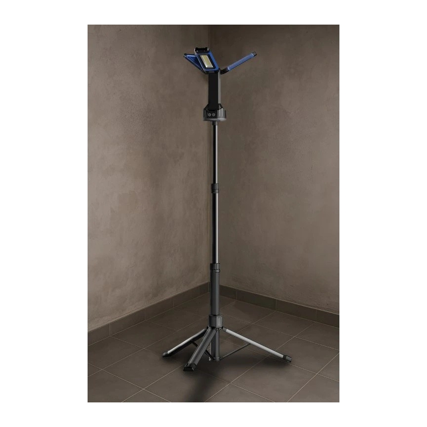 Viking - Oplaadbare LED-schijnwerper met statief 3xLED/5V IPX4 7000 lm 4000 mAh