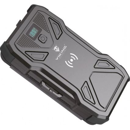 Viking - powerbank met LED-zaklamp, draadloos opladen en zonnepaneel Power Delivery 22,5W/20000 mAh