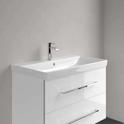 Villeroy & Boch 41568001 - Hangende wastafel AVENTO 80x47 cm keramiek/wit