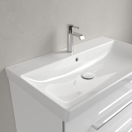 Villeroy & Boch 41568001 - Hangende wastafel AVENTO 80x47 cm keramiek/wit