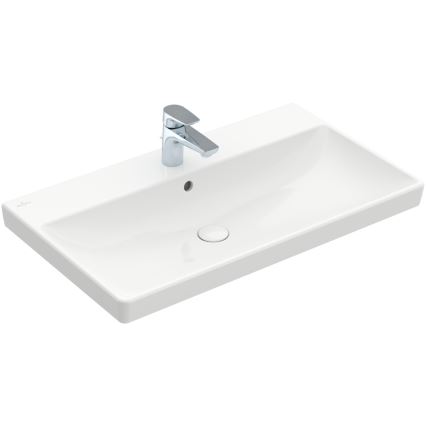 Villeroy & Boch 41568001 - Hangende wastafel AVENTO 80x47 cm keramiek/wit