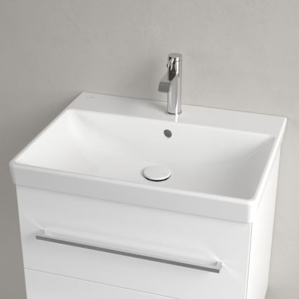 Villeroy & Boch 41586001 - Hangende wastafel AVENTO 60x47 cm keramiek/wit