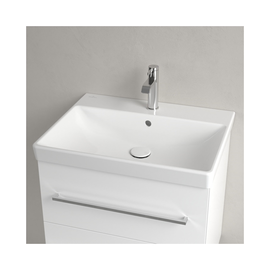 Villeroy & Boch 41586001 - Hangende wastafel AVENTO 60x47 cm keramiek/wit