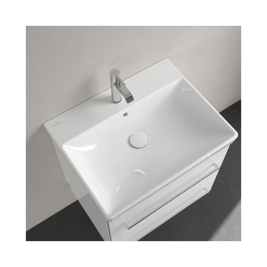 Villeroy & Boch 41586001 - Hangende wastafel AVENTO 60x47 cm keramiek/wit