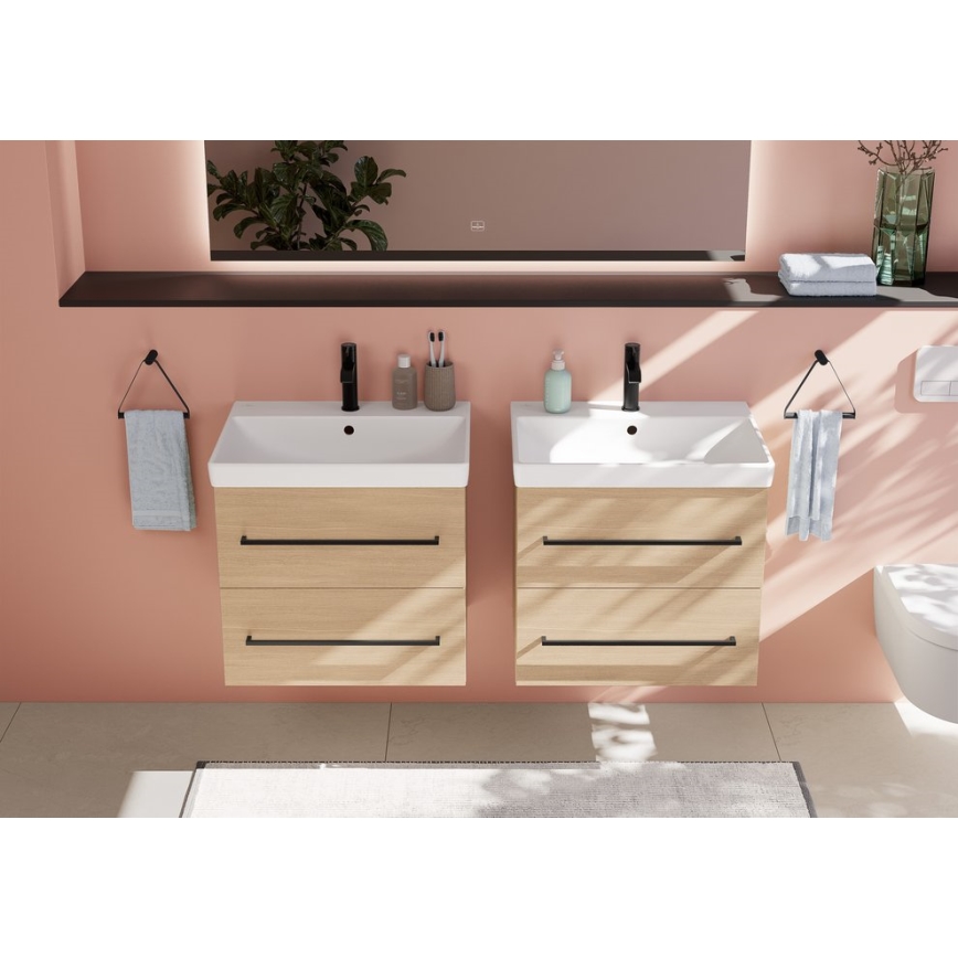 Villeroy & Boch 41586001 - Hangende wastafel AVENTO 60x47 cm keramiek/wit