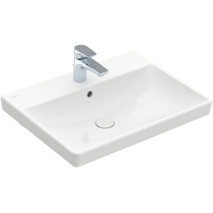 Villeroy & Boch 41586001 - Hangende wastafel AVENTO 60x47 cm keramiek/wit