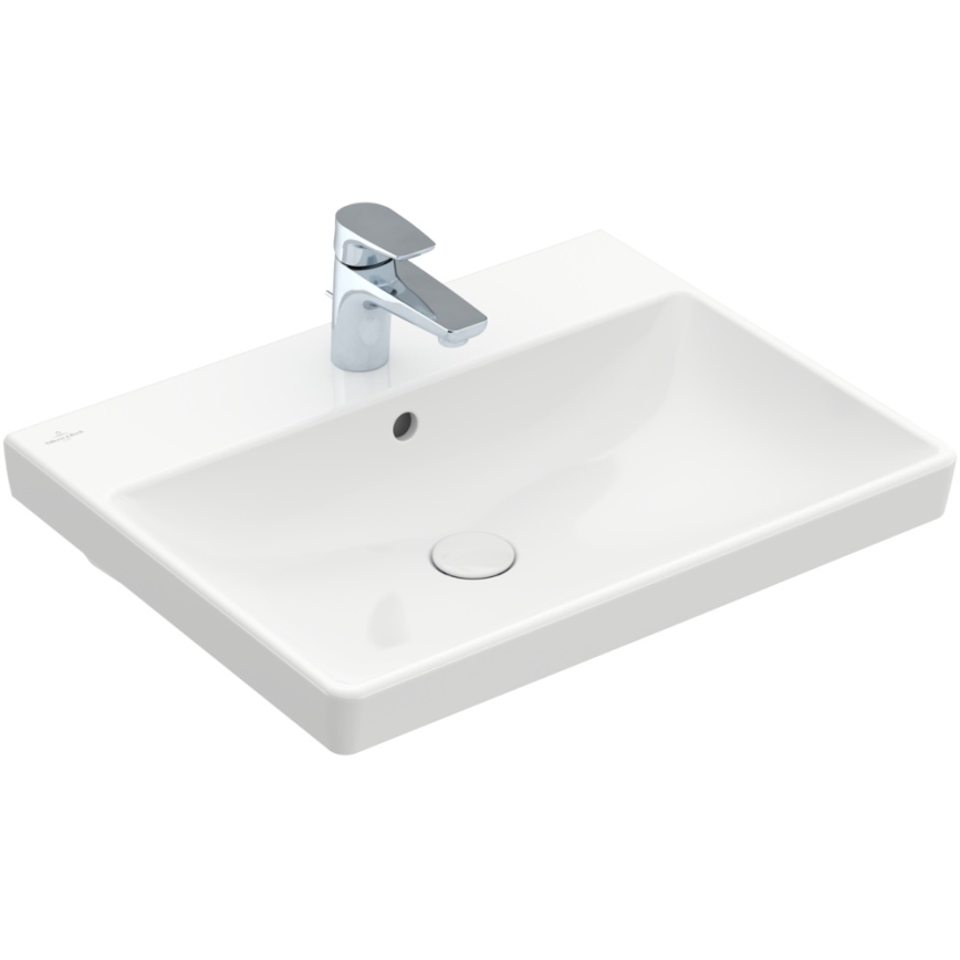 Villeroy & Boch 41586001 - Hangende wastafel AVENTO 60x47 cm keramiek/wit