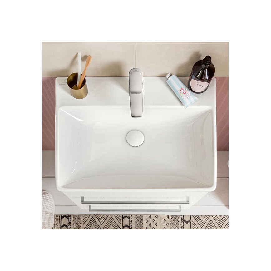 Villeroy & Boch 415860R1 - Wandgemonteerde wastafel AVENTO 60x47 cm keramiek/wit