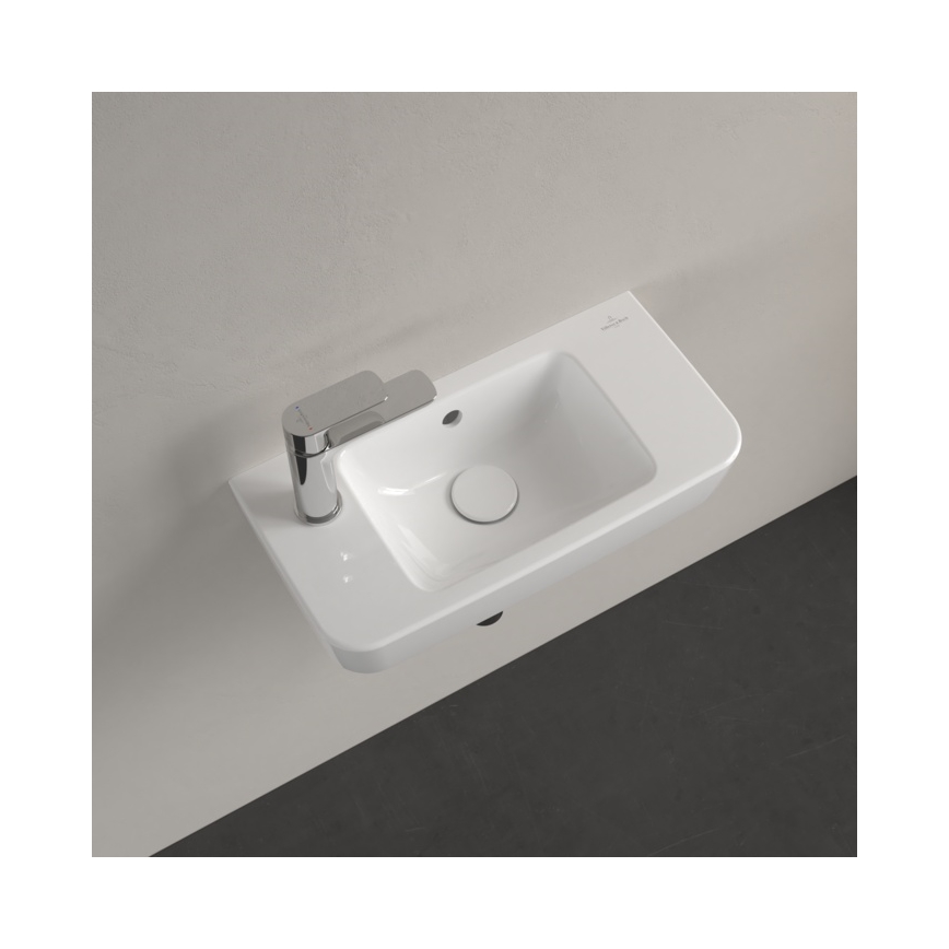 Villeroy & Boch 4342L501 - Hangende wastafel O.NOVO 50 x 25 cm keramiek/wit