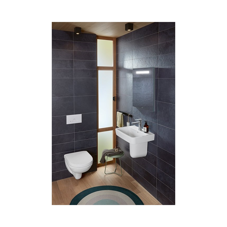 Villeroy & Boch 43445001 - Wandgemonteerde wastafel O.NOVO 50x37 cm keramiek/wit