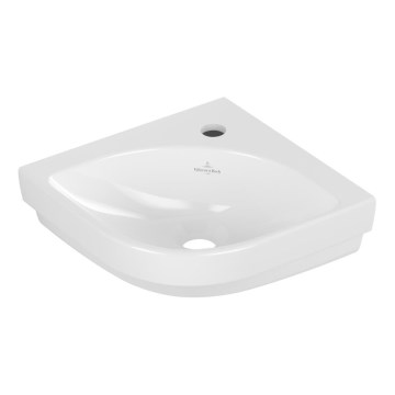 Villeroy & Boch 43714601 - Hoekige wandhangende wastafel SUBWAY 3.0 32 x 32 cm keramiek/wit
