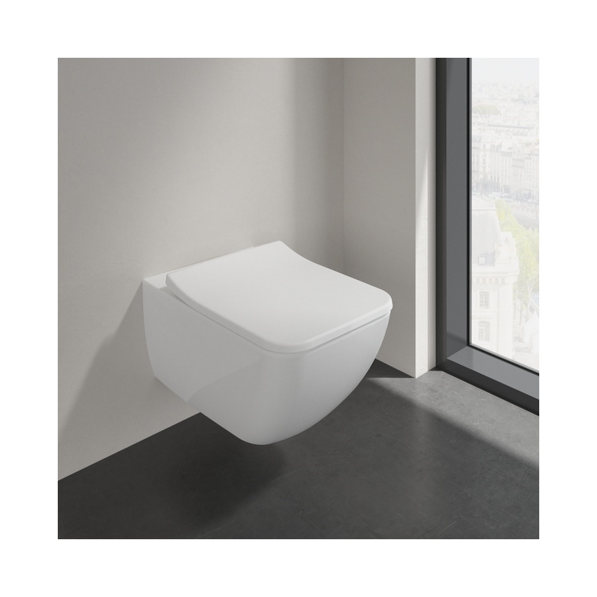 Villeroy & Boch 4611RS01 - Wandcloset met SoftClose zitting VENTICELLO keramiek/wit