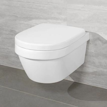 Villeroy & Boch 4694HRR1 - Hangend toilet met SoftClose zitting ARCHITECTURA keramiek/wit