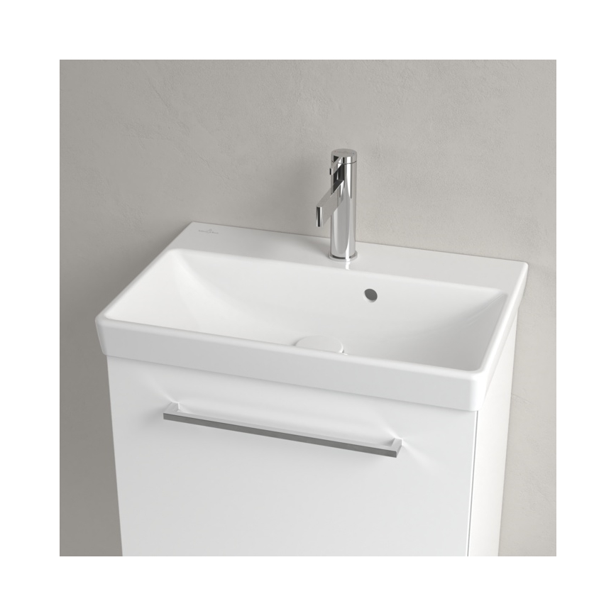 Villeroy & Boch 4A005501 - Wandgemonteerde wastafel AVENTO 55x37 cm keramiek/wit