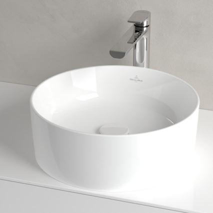 Villeroy & Boch 4A184001 - Opzetwastafel COLLARO Ø 40 cm, keramiek/wit