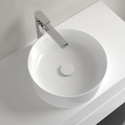 Villeroy & Boch 4A1840R1 - Opbouwwastafel COLLARO Ø 40 cm keramiek/wit