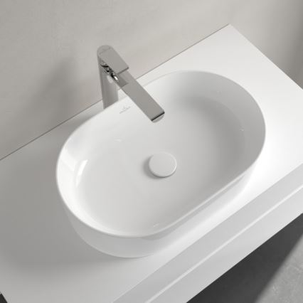 Villeroy & Boch 4A195601 - Opzetwastafel COLLARO 56x36 cm keramiek/wit