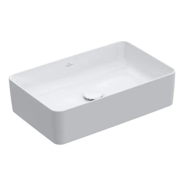 Villeroy & Boch 4A205601 - Opbouwwastafel COLLARO 56x36 cm keramiek/wit