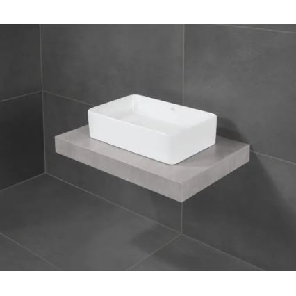 Villeroy & Boch 4A205601 - Opbouwwastafel COLLARO 56x36 cm keramiek/wit