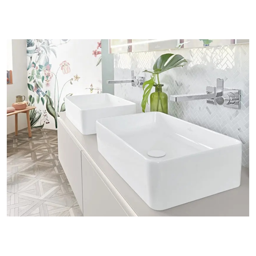 Villeroy & Boch 4A205601 - Opbouwwastafel COLLARO 56x36 cm keramiek/wit