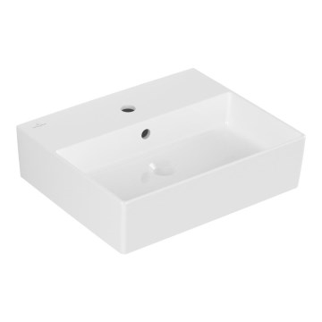Villeroy & Boch 4A225G01 - MEMENTO hangend/opbouwwastafel 50 x 42 cm, keramiek, wit