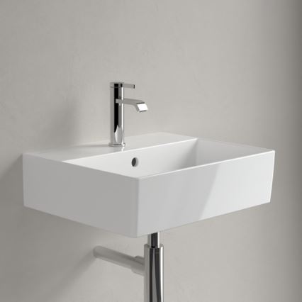 Villeroy & Boch 4A225G01 - MEMENTO hangend/opbouwwastafel 50 x 42 cm, keramiek, wit