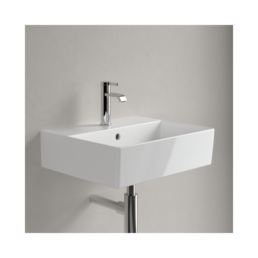 Villeroy & Boch 4A225G01 - MEMENTO hangend/opbouwwastafel 50 x 42 cm, keramiek, wit