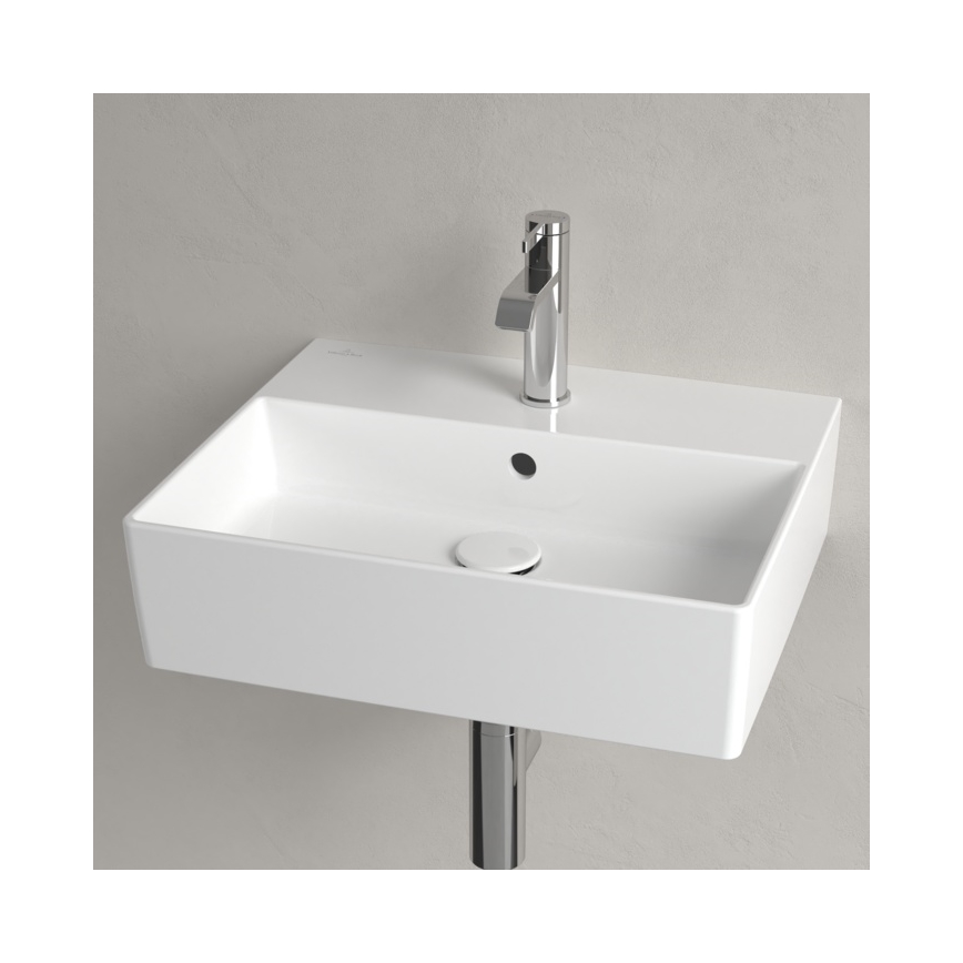 Villeroy & Boch 4A225G01 - MEMENTO hangend/opbouwwastafel 50 x 42 cm, keramiek, wit