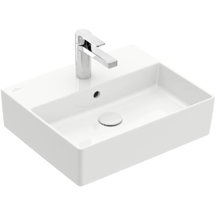 Villeroy & Boch 4A225G01 - MEMENTO hangend/opbouwwastafel 50 x 42 cm, keramiek, wit
