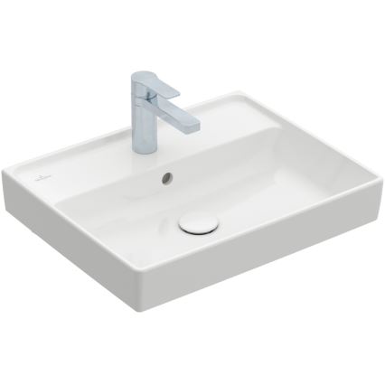 Villeroy & Boch 4A335501 - Wandgemonteerde wastafel COLLARO 55x44 cm keramiek/wit