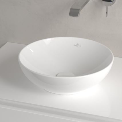 Villeroy & Boch 4A450001 - Opzetwastafel LOOP&FRIENDS Ø 38 cm keramiek/wit