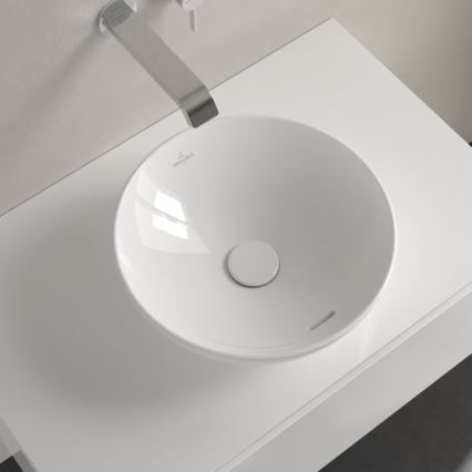 Villeroy & Boch 4A450001 - Opzetwastafel LOOP&FRIENDS Ø 38 cm keramiek/wit