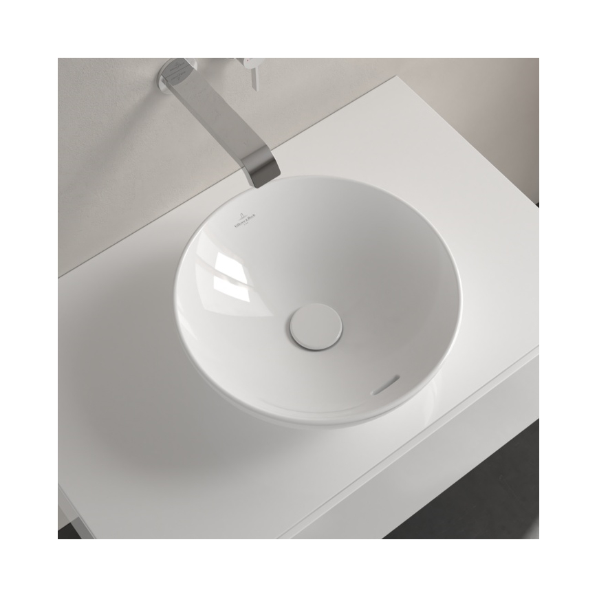 Villeroy & Boch 4A450001 - Opzetwastafel LOOP&FRIENDS Ø 38 cm keramiek/wit