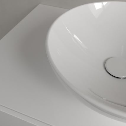 Villeroy & Boch 4A450001 - Opzetwastafel LOOP&FRIENDS Ø 38 cm keramiek/wit