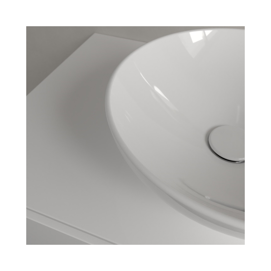 Villeroy & Boch 4A450001 - Opzetwastafel LOOP&FRIENDS Ø 38 cm keramiek/wit