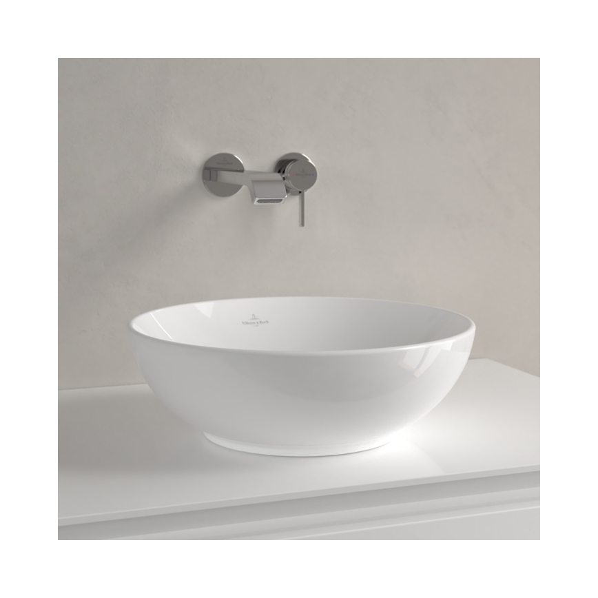 Villeroy & Boch 4A450001 - Opzetwastafel LOOP&FRIENDS Ø 38 cm keramiek/wit