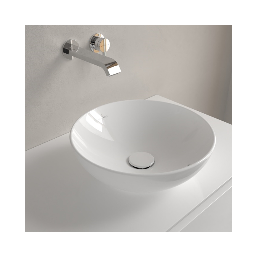 Villeroy & Boch 4A450001 - Opzetwastafel LOOP&FRIENDS Ø 38 cm keramiek/wit