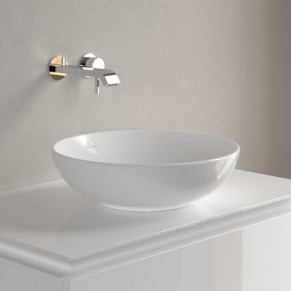 Villeroy & Boch 4A460001 - Opbouwwastafel LOOP&FRIENDS Ø 42 cm keramiek/wit