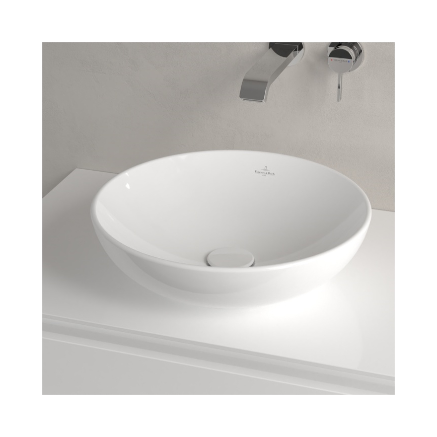 Villeroy & Boch 4A460001 - Opbouwwastafel LOOP&FRIENDS Ø 42 cm keramiek/wit