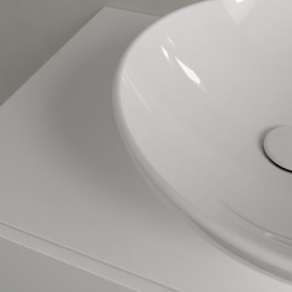 Villeroy & Boch 4A460001 - Opbouwwastafel LOOP&FRIENDS Ø 42 cm keramiek/wit