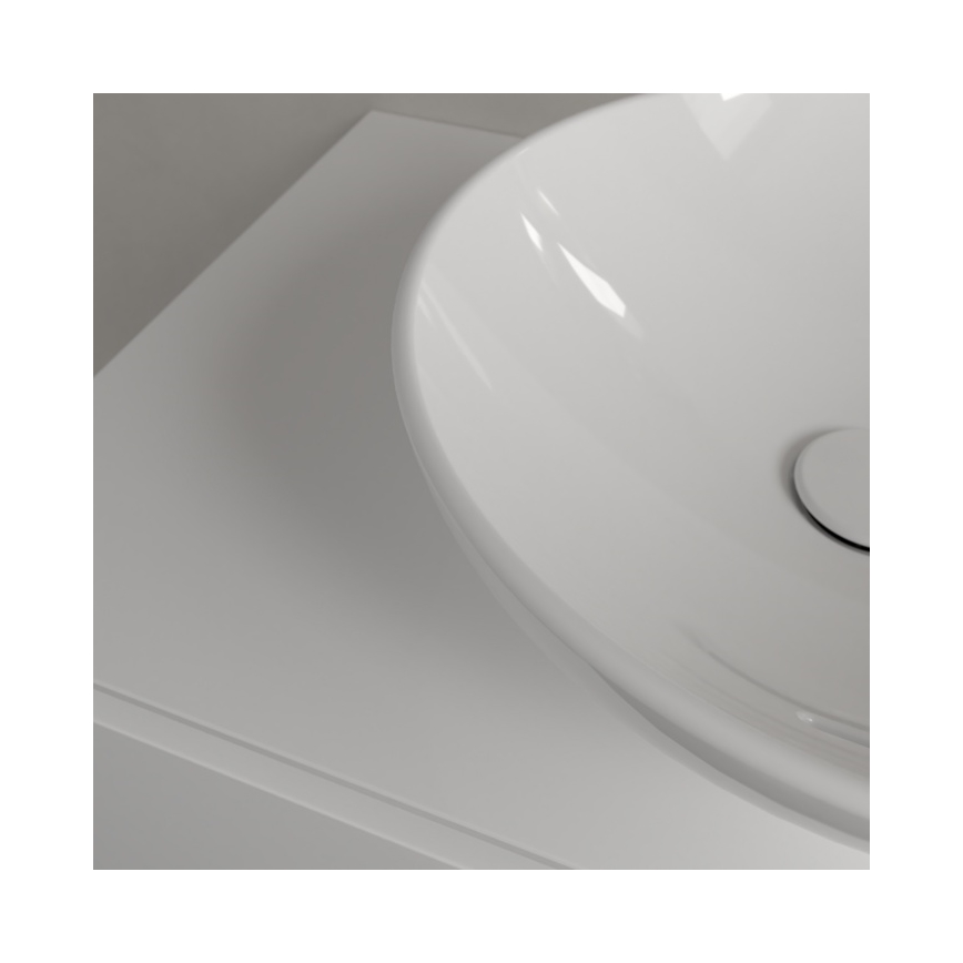 Villeroy & Boch 4A460001 - Opbouwwastafel LOOP&FRIENDS Ø 42 cm keramiek/wit