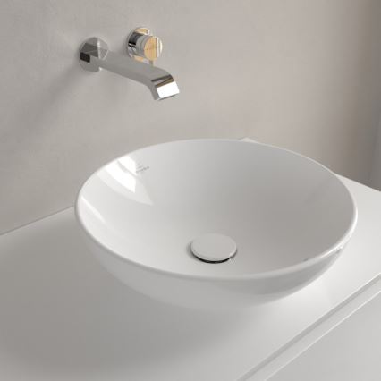 Villeroy & Boch 4A460001 - Opbouwwastafel LOOP&FRIENDS Ø 42 cm keramiek/wit